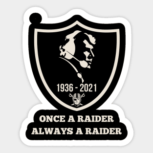 Once A Raider Always Raider Sticker